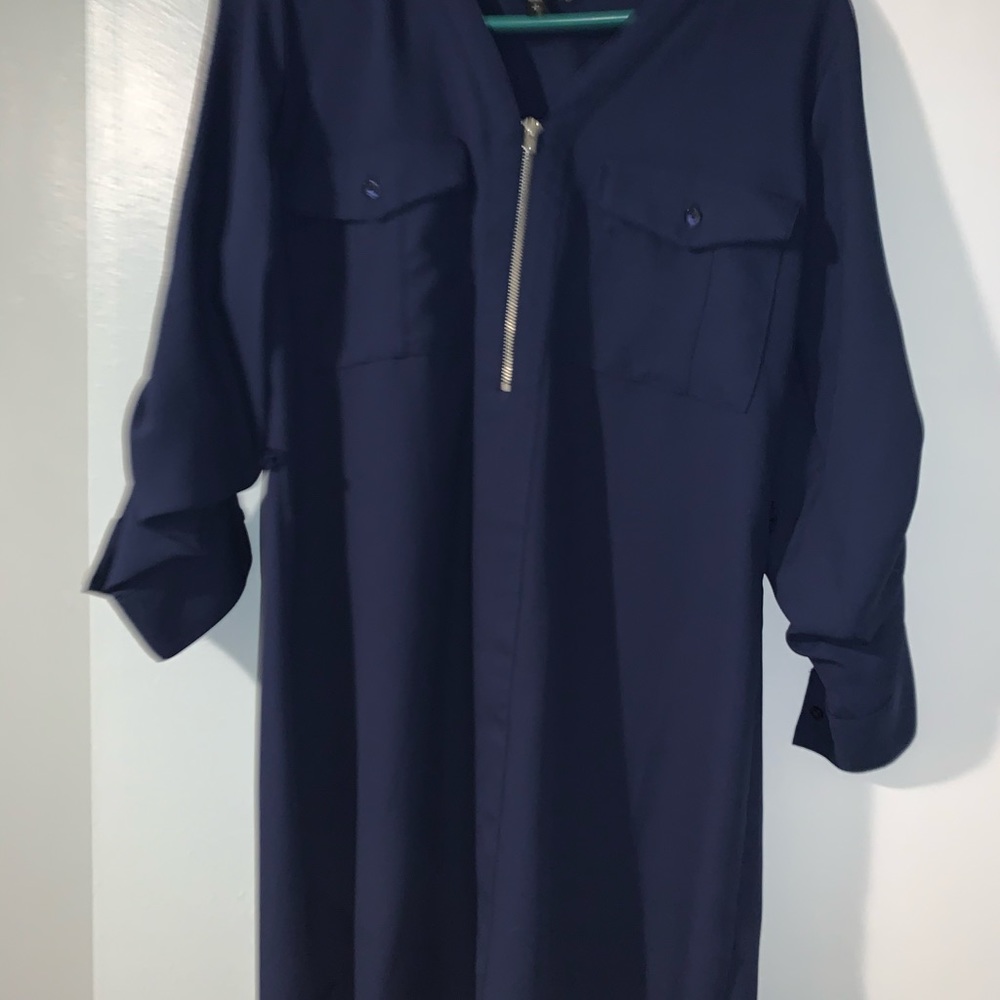 Express Navy Blue Dress